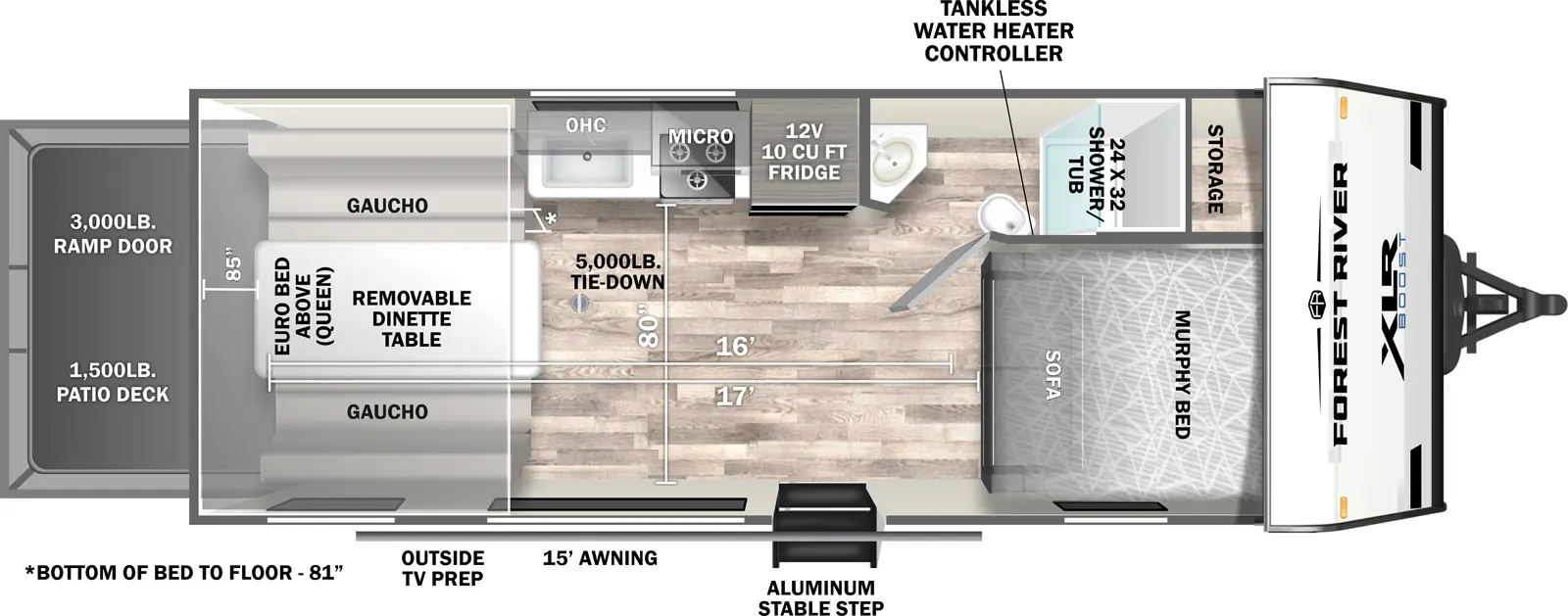 Xlr Boost 2017B - DSO Floorplan